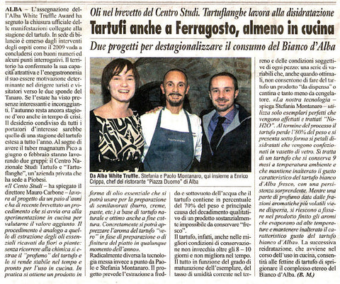 Corriere Langhe e Roero - 1 dicembre 2009