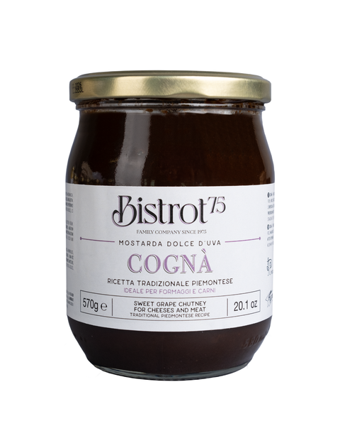 COGNÀ: Mostarda dolce d'uva