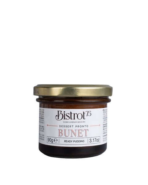 BUNET: dessert pronto a base di cacao e biscotti amaretti