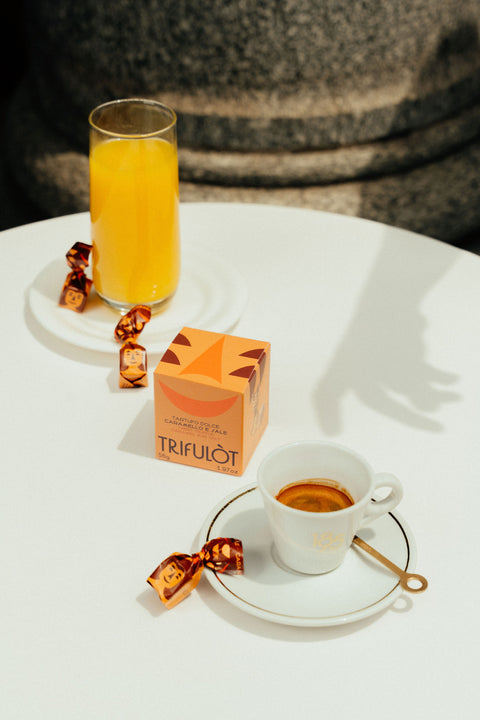 TRIFULOT - SCATOLA MONOGUSTO CARAMELLO E SALE