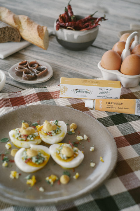 TRUFFLEGGS Crema di Tuorlo d'Uovo e TARTUFO BIANCO