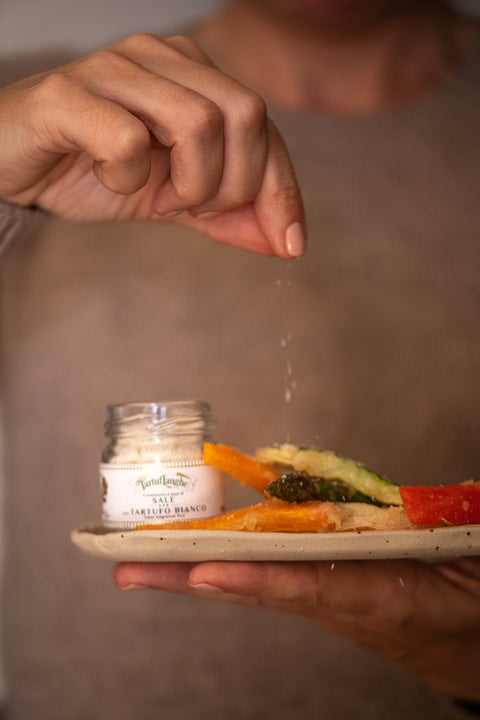 Conditiment based on SALT WITH WHITE TRUFFLE 30g