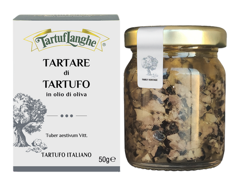 TARTARE DI TARTUFO in olio d'oliva (Tuber aestivum Vitt.)