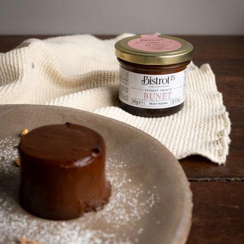 BUNET: dessert pronto a base di cacao e biscotti amaretti