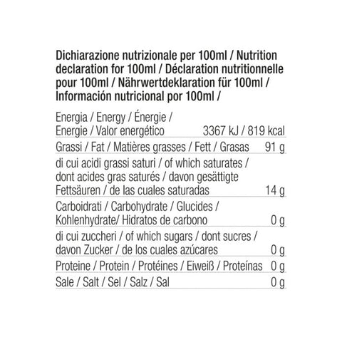 ORO IN CUCINA: Condimento a base di OLIO EXTRAV d'OLIVA con FETTINE DI TARTUFO BIANCO  (Tuber magnatum Pico)